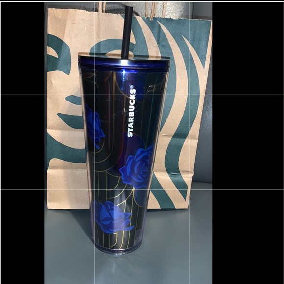 Starbucks Other - ❌SOLD❌Starbucks Fall 2020 blue rose 24oz tumbler
